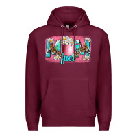Burgundy mom fuel Premium Hoodie - NancyCooperArtShop