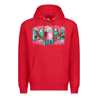 Red mom fuel Premium Hoodie - NancyCooperArtShop