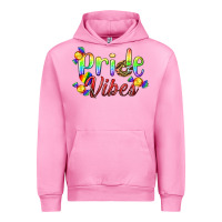 Fuchsia Pink Pride Vibes LGBTQ Urban Hoodie - BundleAndBundleShop