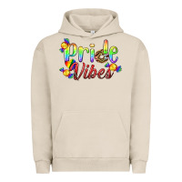 Pigment French Oak Pride Vibes LGBTQ Urban Hoodie - BundleAndBundleShop