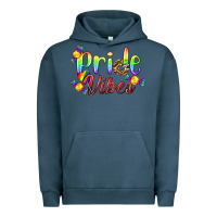 Pigment Midnight Navy Pride Vibes LGBTQ Urban Hoodie - BundleAndBundleShop