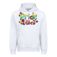 White Pride Vibes LGBTQ Urban Hoodie - BundleAndBundleShop