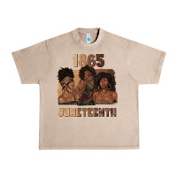French Oak 1865 juneteenth melanin with afro Urban Heavy Tee - texasbilliewilder