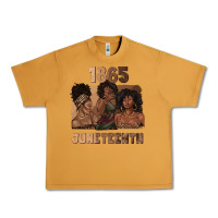Peanut Butter 1865 juneteenth melanin with afro Urban Heavy Tee - texasbilliewilder