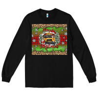 Black Christmas school bus Long Sleeve Tee - texasbilliewilder