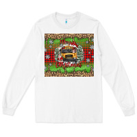 White Christmas school bus Long Sleeve Tee - texasbilliewilder