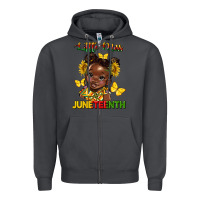 Smoke little miss juneteenth Zipper Hoodie - HRA Design Shop