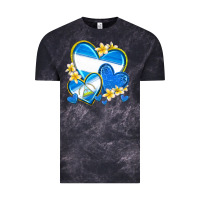 Cloud Black nicaragua hearts Vintage Tee - texasbilliewilder