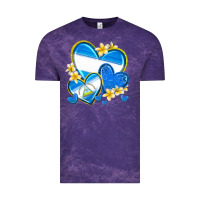 Cloud Purple nicaragua hearts Vintage Tee - texasbilliewilder