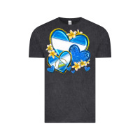 Vintage Black nicaragua hearts Vintage Tee - texasbilliewilder