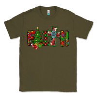 Army Green christmas faith with cross Classic Tee - CowhideDigitalArt