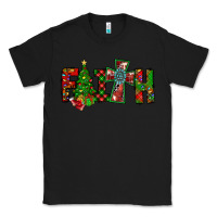 Black christmas faith with cross Classic Tee - CowhideDigitalArt