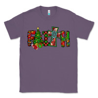 Lavender christmas faith with cross Classic Tee - CowhideDigitalArt