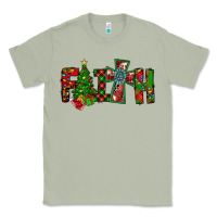 Matcha christmas faith with cross Classic Tee - CowhideDigitalArt
