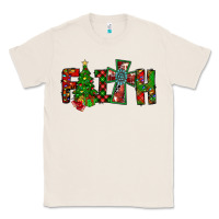 Natural christmas faith with cross Classic Tee - CowhideDigitalArt