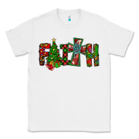 Christmas Faith With Cross Classic Tee | Teevron