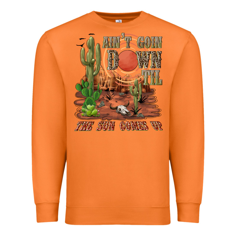 Aintgoin Down Til The Sun Comes Up Desert Premium Sweatshirt by NancyCooperArtShop | Teevron