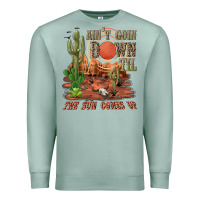 Seafoam aintgoin down til the sun comes up desert Premium Sweatshirt - NancyCooperArtShop