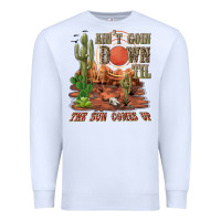 White aintgoin down til the sun comes up desert Premium Sweatshirt - NancyCooperArtShop