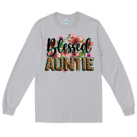 Moon Dust flowers blessed auntie Long Sleeve Tee - Zillion Design Studio