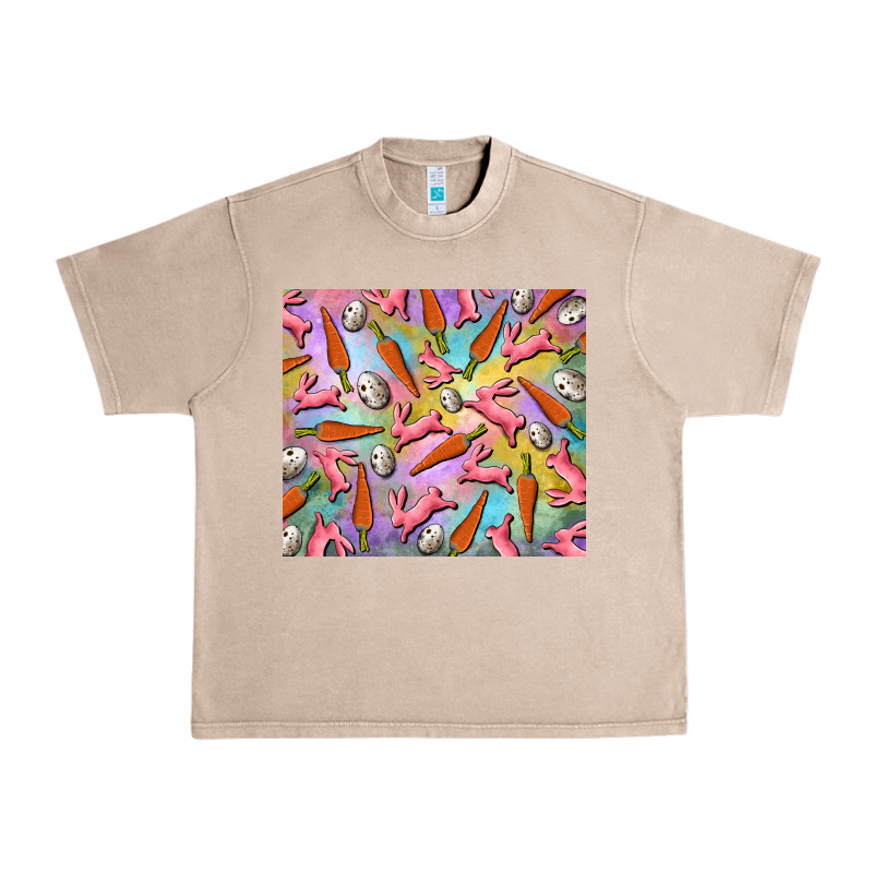 Easter Bunny Carrot And Quail Egg Urban Heavy Tee by RanaPortraitStore | Teevron