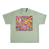 Oil Green Easter bunny carrot and quail egg Urban Heavy Tee - RanaPortraitStore