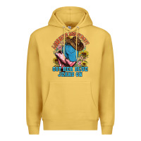 Antique Gold lord have mercy baby got her blue jeans on Premium Hoodie - NancyCooperArtShop