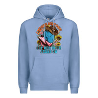 Colony Blue lord have mercy baby got her blue jeans on Premium Hoodie - NancyCooperArtShop