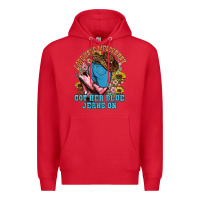Red lord have mercy baby got her blue jeans on Premium Hoodie - NancyCooperArtShop