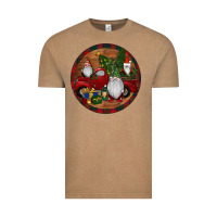 Vintage Coffee Gnome Truck Christmas Vintage Tee - RanaPortraitStore