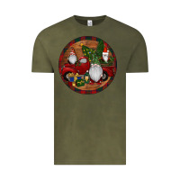 Vintage Olive Gnome Truck Christmas Vintage Tee - RanaPortraitStore