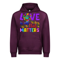 Mauve Wine Love İs All That Matters Urban Hoodie - BundleAndBundleShop