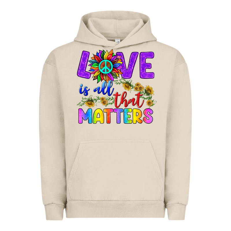 Love İs All That Matters Urban Hoodie by BundleAndBundleShop | Teevron