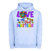 Pigment Grape Ice Love İs All That Matters Urban Hoodie - BundleAndBundleShop