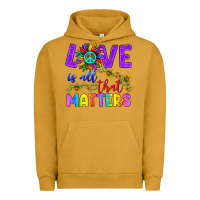Pigment Peanut Butter Love İs All That Matters Urban Hoodie - BundleAndBundleShop