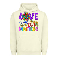 Pigment Pistachio Love İs All That Matters Urban Hoodie - BundleAndBundleShop