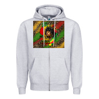 Heather Grey free ish since 1865 Zipper Hoodie - HRA Design Shop
