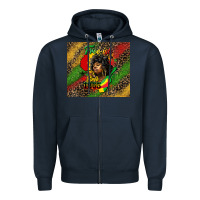 Navy free ish since 1865 Zipper Hoodie - HRA Design Shop