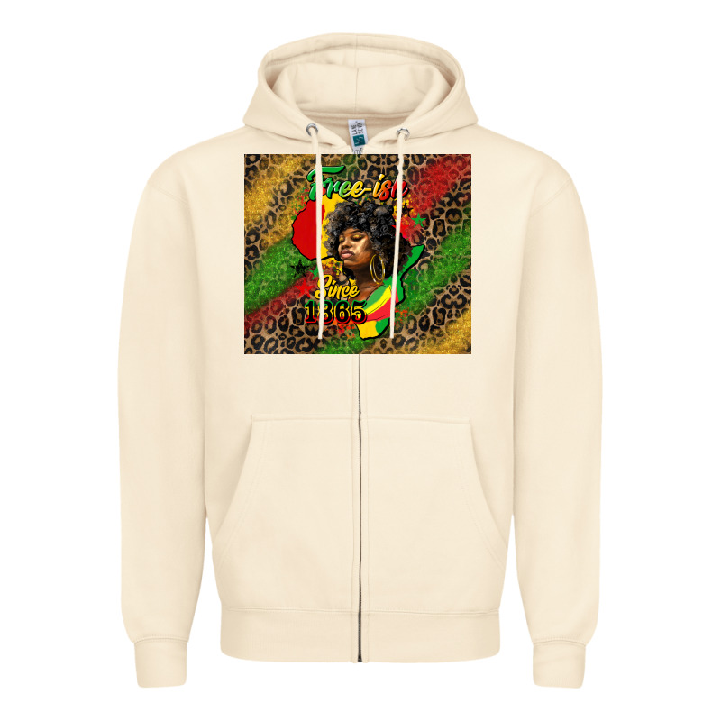 Free Ish Since 1865 Zipper Hoodie by HRA Design Shop | Teevron
