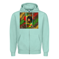 Seafoam free ish since 1865 Zipper Hoodie - HRA Design Shop