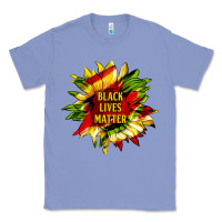 Colony Blue black lives matter sunflower Classic Tee - HRA Design Shop