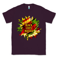 Plum black lives matter sunflower Classic Tee - HRA Design Shop