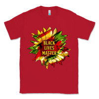 Red black lives matter sunflower Classic Tee - HRA Design Shop
