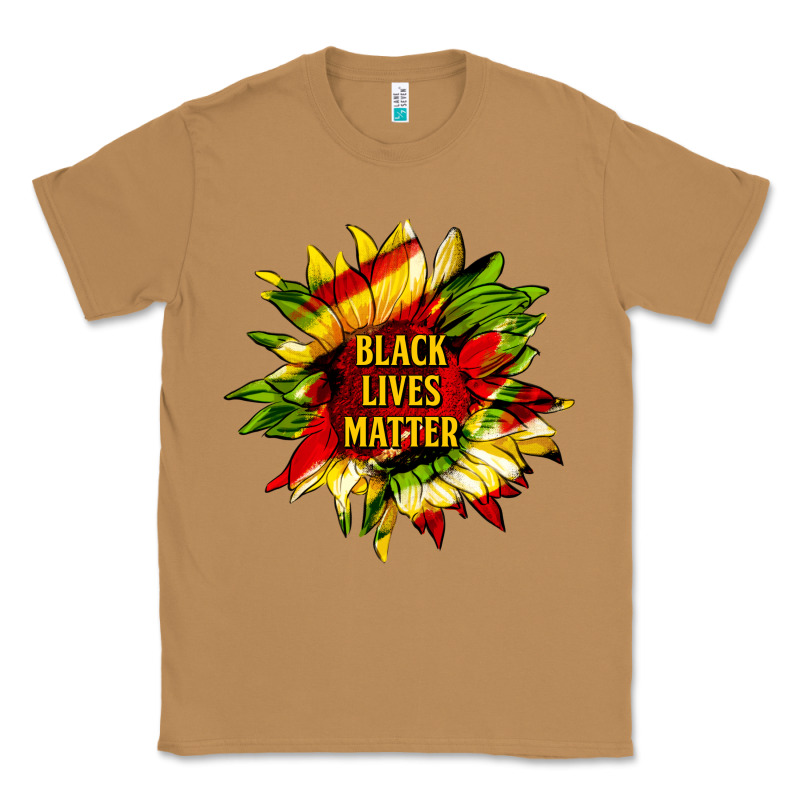Black Lives Matter Sunflower Classic Tee by HRA Design Shop | Teevron