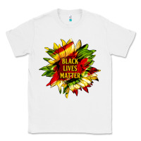 White black lives matter sunflower Classic Tee - HRA Design Shop