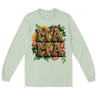 Matcha floral leopard mama Long Sleeve Tee - Zillion Design Studio