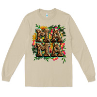Mushroom floral leopard mama Long Sleeve Tee - Zillion Design Studio