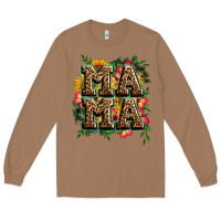 Toasted Coconut floral leopard mama Long Sleeve Tee - Zillion Design Studio