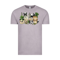 Vintage Zinc panda coffee cups Vintage Tee - texasbilliewilder