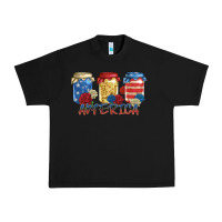 Black america mason jar Urban Heavy Tee - Zillion Design Studio